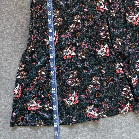 American Eagle Outfitters Womens Long Sleeve Dress Size L Paisley Boho Casual - Picture 12 of 12